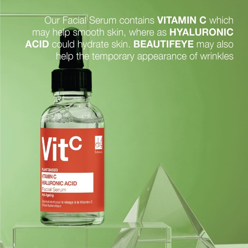 Vitamin C 5% & Hyaluronic Acid 2% Hydrating Facial Serum 30ml - Trending Wellness Store