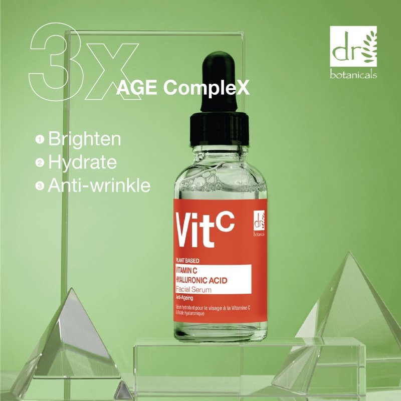 Vitamin C 5% & Hyaluronic Acid 2% Hydrating Facial Serum 30ml - Trending Wellness Store