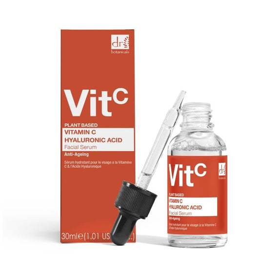 Vitamin C 5% & Hyaluronic Acid 2% Hydrating Facial Serum 30ml - Trending Wellness Store