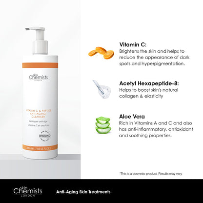 Vitamin C & Peptide Cleanser 200ml - Trending Wellness Store