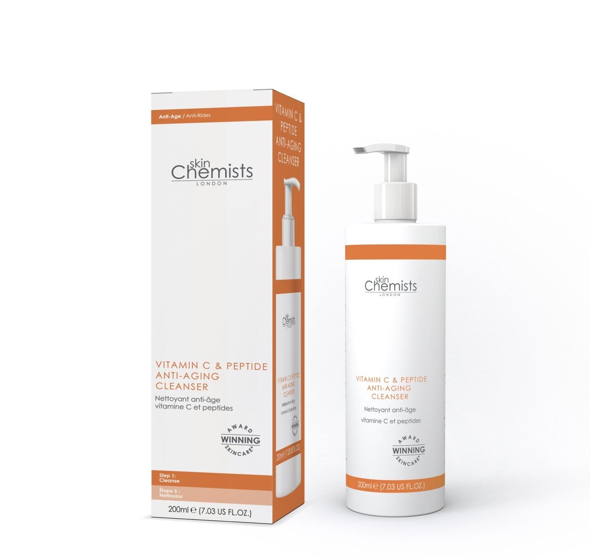 Vitamin C & Peptide Cleanser 200ml - Trending Wellness Store