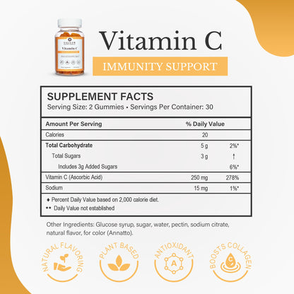 Halal Vitamin C Chewable Gummies - 60 Count | Salaam Nutritionals - Trending Wellness Store