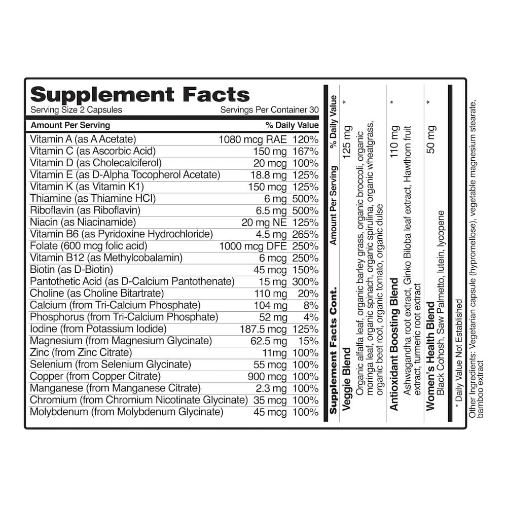 Daily Multivitamin for Women - Trending Wellness Store